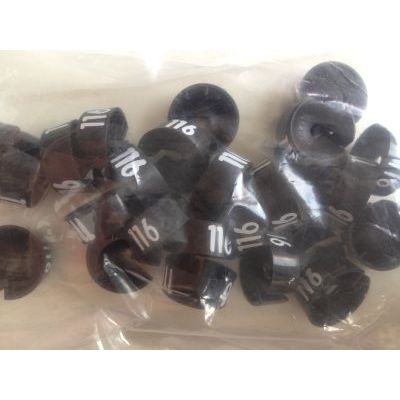 Klika -  MB zwart/wit 116 voor op kledinghanger