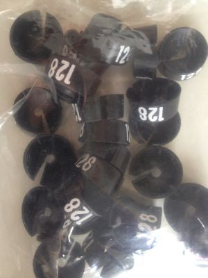 Klika -  MB zwart/wit 128 voor op kledinghanger