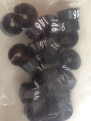 Klika -  MB zwart/wit 146 voor op kledinghanger