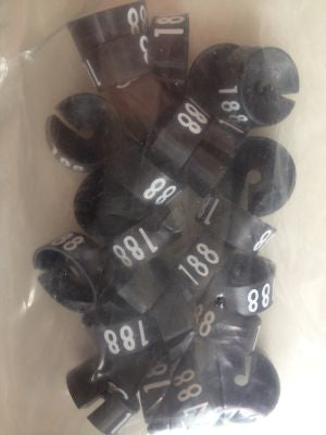 Klika -  MB zwart/wit 188 voor op kledinghanger