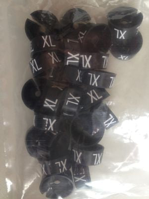 Klika - MB schwarz/weiß XL für Kleiderbügel 40 Stück