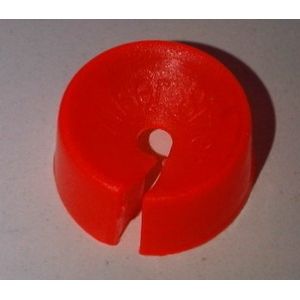 Klika -  MB onbedrukt fluor rood 25 stuks