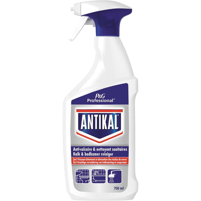 Antikal - Nettoyer de citron vert et de salle de bain 2in1, pulvérisation de 750 ml