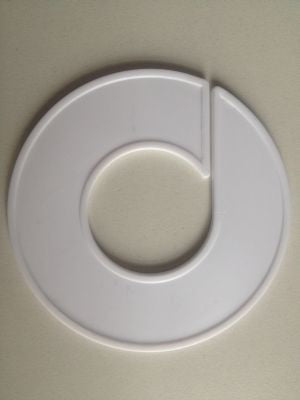 Klika -  Maatring 9 cm wit onbedrukt blanko