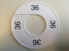 Klika -  Maatring 9cm wit/zwart 36