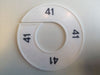Klika -  Maatring 9cm wit/zwart 41