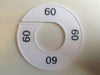 Klika -  Maatring 9cm wit/zwart 60