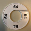 Klika -  Maatring 9cm wit/zwart 64