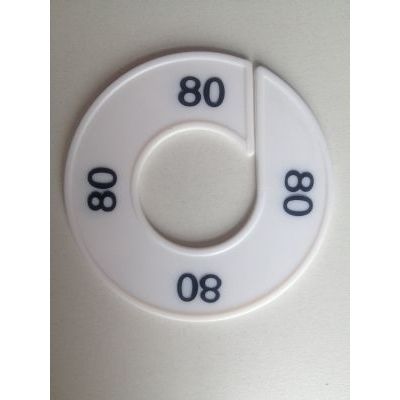 Klika - Taille bague blanc/noir 80