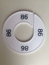 Klika -  Maatring 9cm wit/zwart 86