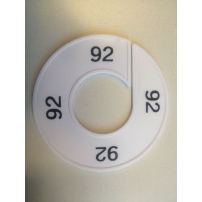 Klika - Größenring weiß/schwarz 92