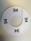 Klika -  Maatring 9cm wit/zwart 94