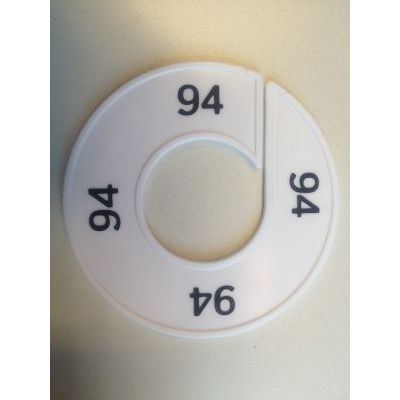 Klika - Taille bague blanc/noir 94