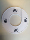 Klika -  Maatring 9cm wit/zwart 98