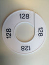 Klika -  Maatring 9cm wit/zwart 128