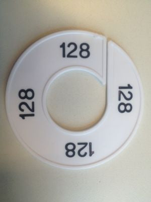 Klika - Taille bague blanc/noir 128