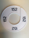 Klika -  Maatring 9cm wit/zwart 152