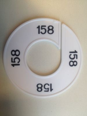 Klika - Größenring weiß/schwarz 158