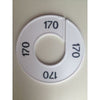 Klika -  Maatring 9cm wit/zwart 170