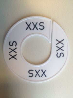 Klika -  Maatring wit/zwart XXS