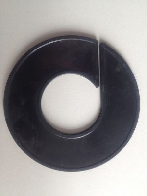 Klika -  Maatring 9 cm zwart onbedrukt blanko