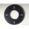 Klika -  Maatring 9cm zwart/wit 1