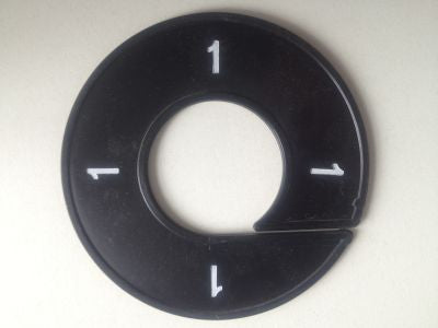 Klika -  Maatring 9cm zwart/wit 1
