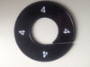 Klika -  Maatring 9cm zwart/wit 4