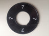 Klika -  Maatring 9cm zwart/wit 7