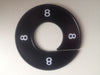 Klika -  Maatring 9cm zwart/wit 8