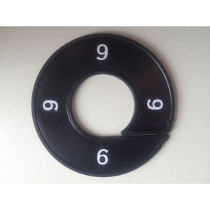 Klika -  Maatring 9cm zwart/wit 9