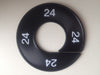 Klika -  Maatring 9cm zwart/wit 24