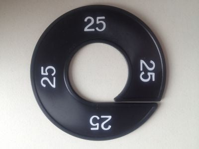 Klika -  Maatring 9cm zwart/wit 25
