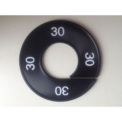 Klika -  Maatring 9cm zwart/wit 30