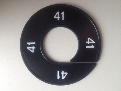 Klika - Taille bague noir/blanc 41