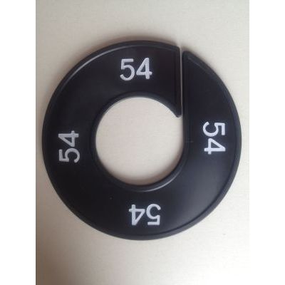 Klika - Taille bague noir/blanc 54