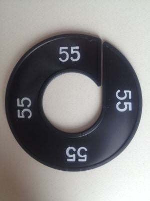 Klika -  Maatring 9cm zwart/wit 55