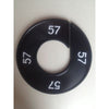 Klika -  Maatring 9cm zwart/wit 57