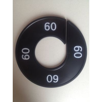 Klika - Taille bague noir/blanc 60