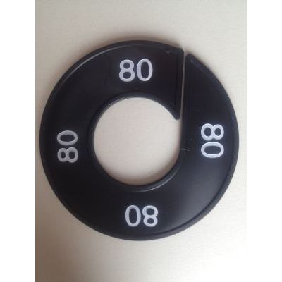 Klika -  Maatring 9cm zwart/wit 80