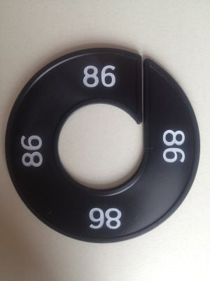 Klika - Taille bague noir/blanc 86