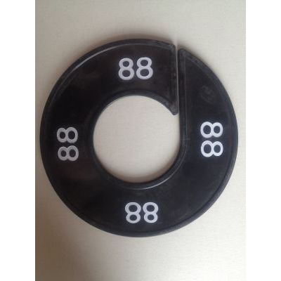 Klika -  Maatring 9cm zwart/wit 88