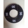 Klika -  Maatring 9cm zwart/wit 96