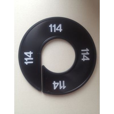 Klika -  Maatring 9cm zwart/wit 114
