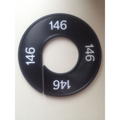 Klika -  Maatring 9cm zwart/wit 146