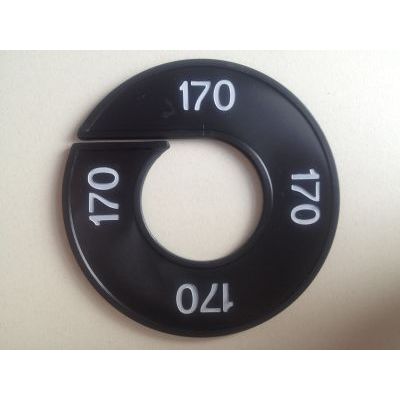 Klika -  Maatring 9cm zwart/wit 170