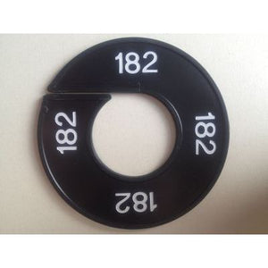 Klika -  Maatring 9cm zwart/wit 182