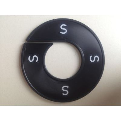 Klika - Taille bague noir/blanc S