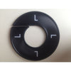 Klika -  Maatring 9cm zwart/wit L