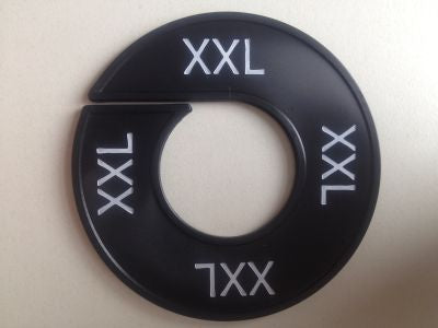 Klika -  Maatring zwart/wit XXL